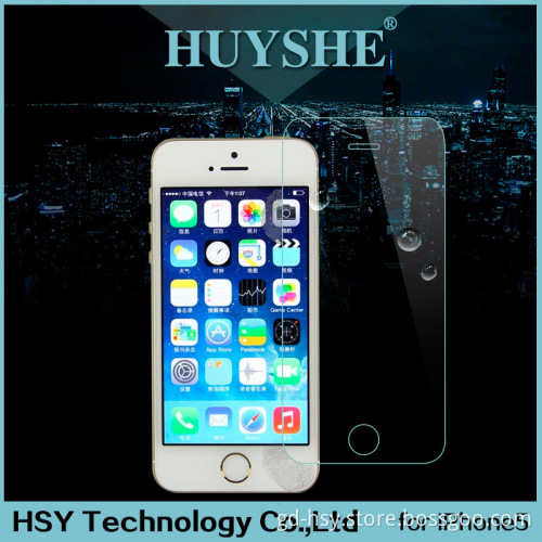 HUYSHE explosion-proof for iphone 5S tempered glass screen 9h protector for Apple iphone 5C